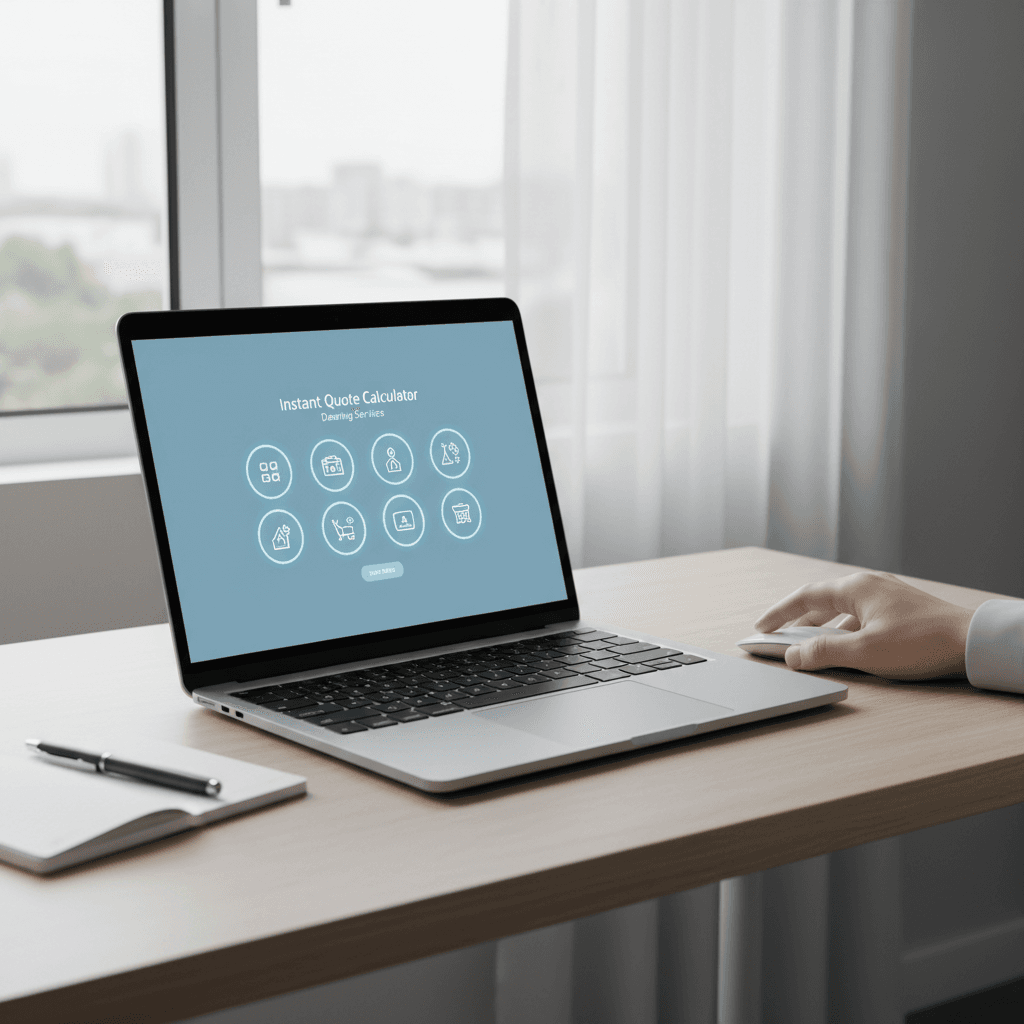 Instant online quote system